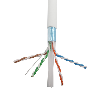 Ekranowany folią kabel FTP Cat6A 0,58 mm Kabel sieciowy bębna 10G o długości 305 m
