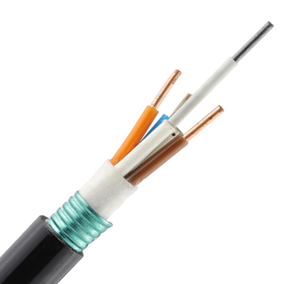 Access Network 2-24-żyłowy hybrydowy kabel miedziany / napowietrzny kabel światłowodowy