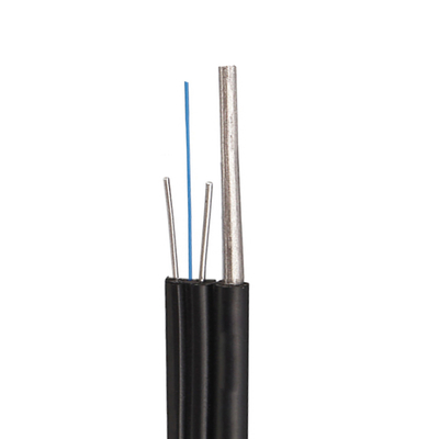 1-rdzeniowy kabel światłowodowy FTTH Drop GJYXCH z kurtką LSZH z drutu stalowego Messenger