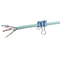 Czysty miedziany ognioodporny kabel sieciowy Cat 6A 23AWG 4 pary kabli sieciowych UFTP LSZH