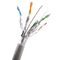 Miedziane kable Ethernet 10 Gigabit Ethernet 23awg 0,57 mm ekranowany kabel Ethernet Cat6a